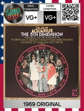 THE 5th DIMENSION•The Age Of Aquarius•1969 US Stereo (#SCS-92005) Liberty/UA Pre